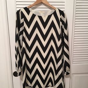 Everly chevron shift dress
